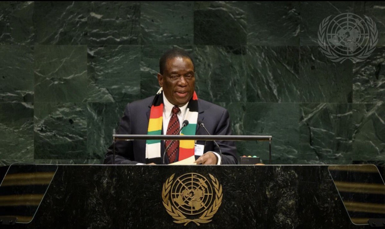 President Mnangagwa urges universal application of international law at UN