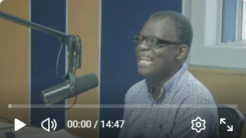 #ashotinthearm | in studio life success coach Jonah Mungoshi with Miss V. Candy.